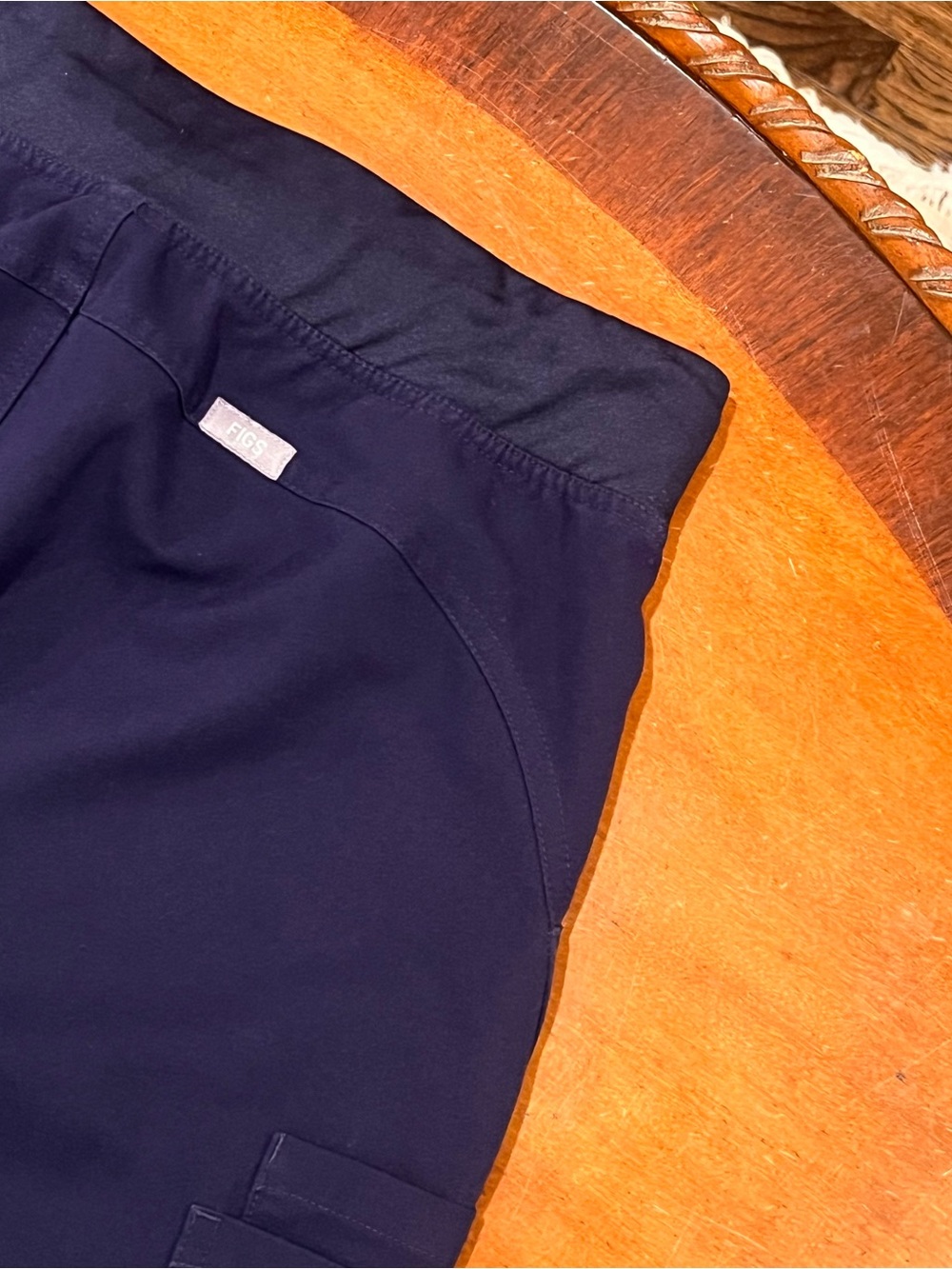 FIGS Women’s Kade Straight-Leg Scrub Pant Navy Blue ST Small Tall - Picture 10 of 16
